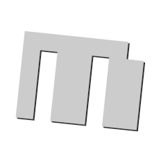 Current About murpworks mLogo grey pixel image