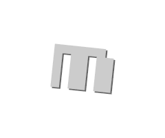 murpworks mLogo pixel grey image