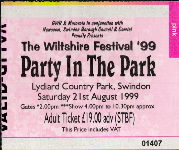 murpworks - musicfan6160 - A Condensed History Pt. 5 - Party In The Park ticket image