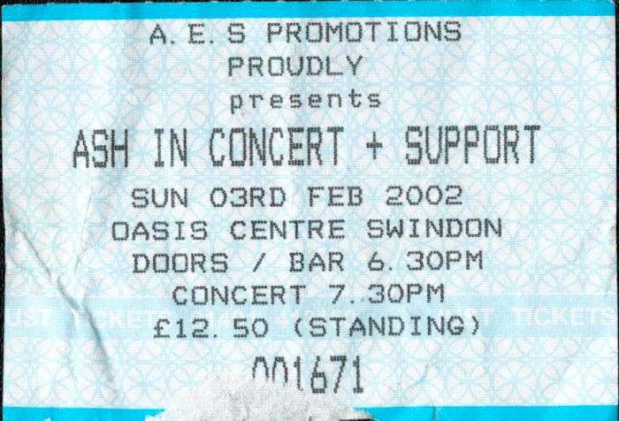 murpworks - musicfan6160 - A Condensed History Pt. 5 - Ash in Concert ticket image